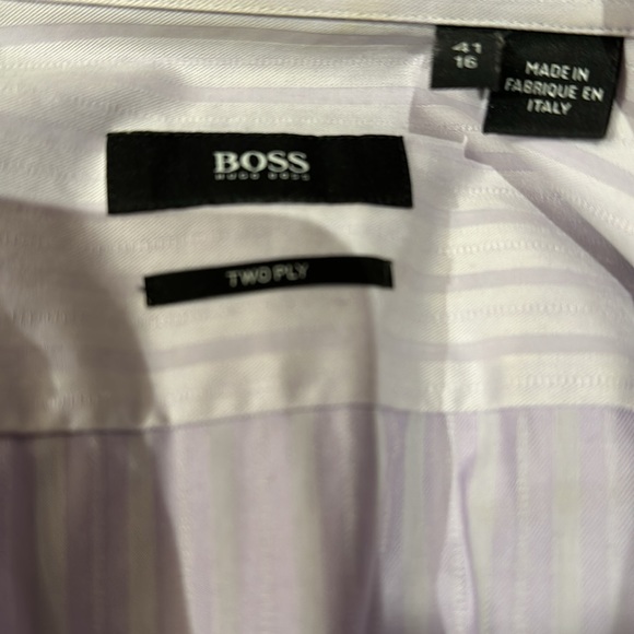 Hugo Boss Mens Dress Shirt Size 41 - Picture 4 of 4